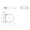 WALL BRACKET, L-50 MM