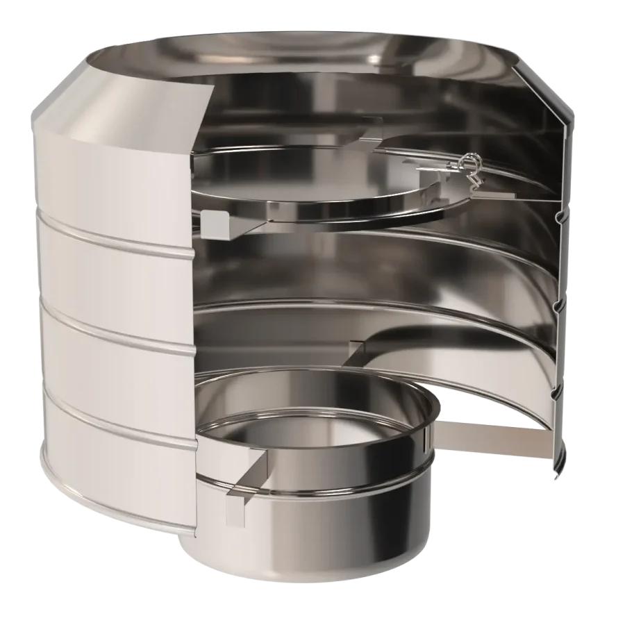 OPENABLE RAIN CAP-DEFLECTOR