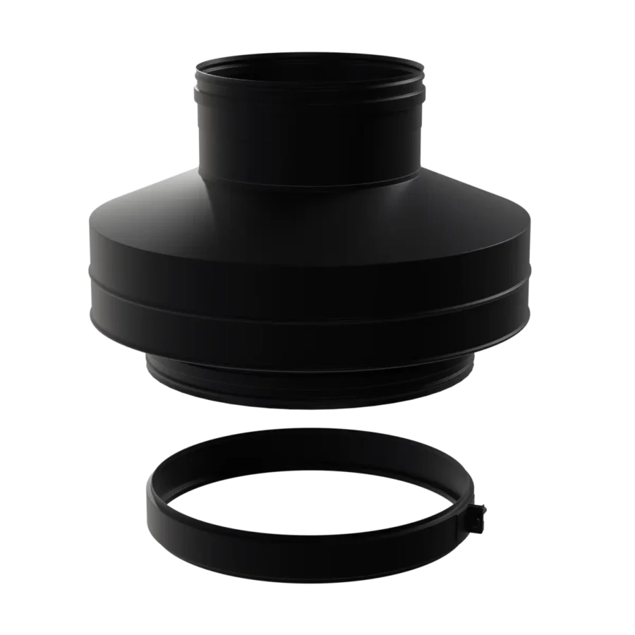 Top nozzle with air intake (T1-3001) WALL CHIMNEY CAP WITH AIR INLET