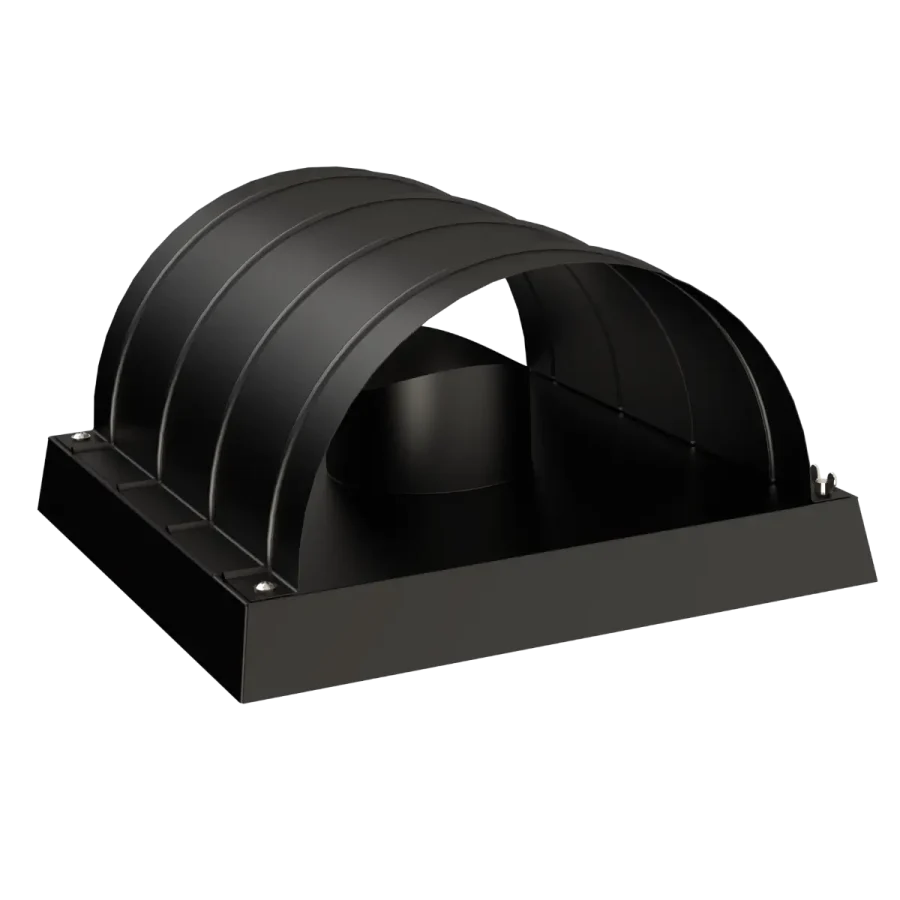 Fitted element with canopy and air supply TOP ELEMENT WITH CAP WITH AIR SUPPLY