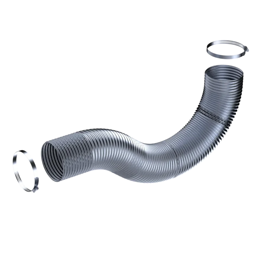 FLEXIBLE AIR DUC T L-1 M WITH LOCKING BANDS