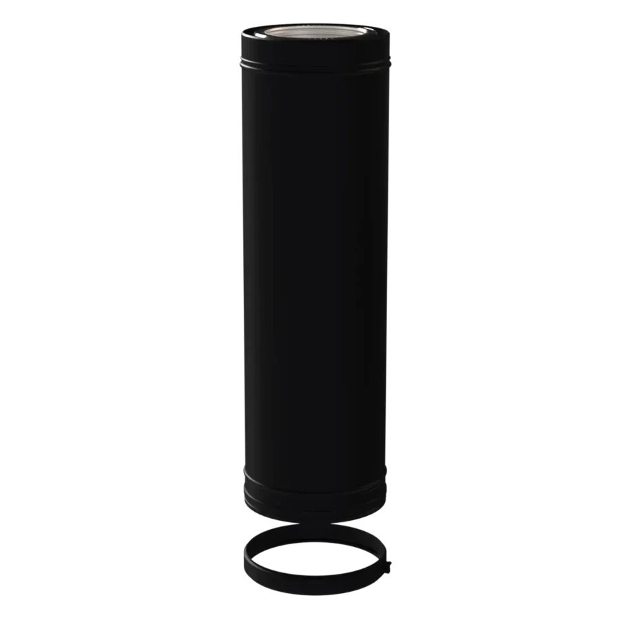 one-metre segment of a fume extractor TRIPLE WALL AIR-FLUE CHIMNEY SECTION, L-1 M