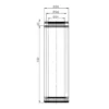 trisienio-dūmtraukio-segmentas-l-1.0-m-brežinys TRIPLE WALL AIR-FLUE CHIMNEY SECTION, L-1 M