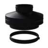 Trifolial top for an insulated segment TRIPLE WALL CAP WITH AIR INLET FOR INSULATED SECTION