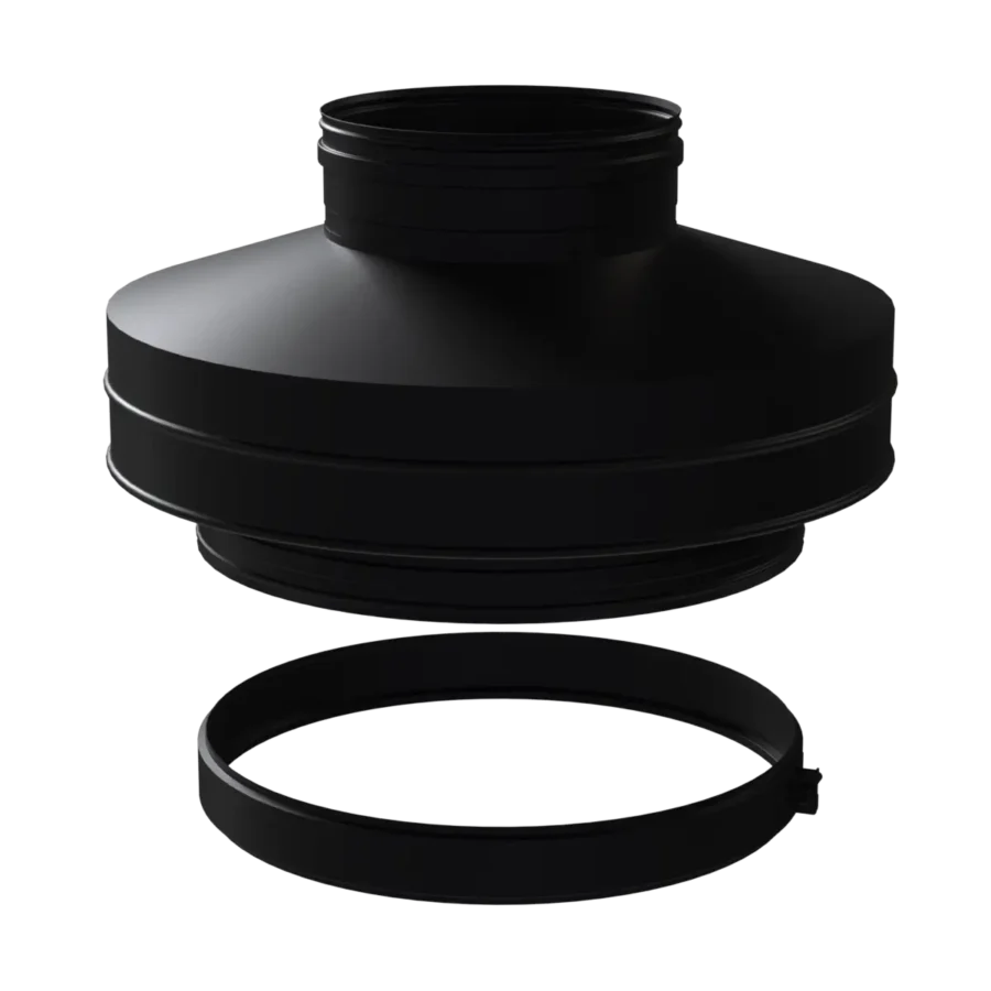 Trifolial top for an insulated segment TRIPLE WALL CAP WITH AIR INLET FOR INSULATED SECTION